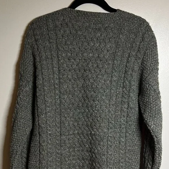 Inis Crafts Wool Cardigan Sweater Size M - Picture 3 of 5
